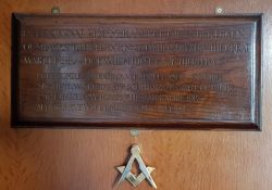 2Masonic Lodge Plaque